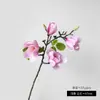 Textura Similar a la Película Flor Artificial de Magnolia, Decoración para el Hogar y Bodas Estilo Chino, Flor Artificial de Gama Alta, Flor de Magnolia Simulada