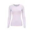 Spot 1.0 Camiseta Esportiva de Manga Longa para Mulheres, Yoga, Corrida, Fitness, Top Absorvente de Suor, Body