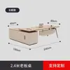 Conjunto de Mobiliário para Mesa Executiva para Pequenos Gerentes, Mesa de Escritório para Uma Pessoa, Mesa Simples para Chefe de Escritório, Mesa e Cadeira de Escritório
