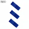 Conjunto de 3 piezas [Combinación transfronteriza] Hebilla de extensión elástica de acero inoxidable de tres filas y dos hebillas, hebilla de extensión elástica, hebilla trasera