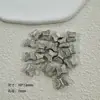 Plástico CCB pequenas contas de borboleta geométricas perfuradas transfronteiriças DIY acessórios para pulseira colar de joias artesanais