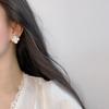 Brincos de trevo de quatro folhas estilo Chanel Coreia do Sul modernos alta qualidade temperamento socialite brincos de moda joias Dongdaemun atacado