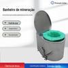 Câmara de refúgio, banheiro de armazenamento, aço inoxidável, embalagem, banheiro, fácil de transportar, banheiro de mineração