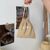 32133 Color Sólido Pana Tejido Marcas Bolsa de Almacenamiento Cordón Corsé Bolsa de Cosméticos Portátil para Mujer Portátil Gran Capacidad