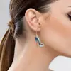 Pendientes Acrílicos Elegantes de Zapatos de Cristal de Cenicienta 2D de Nuevo Producto Transfronterizo Pendientes de Diseño de Nicho Retro Regalos