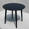 Juego de Plástico para Reuniones de Ocio al Aire Libre con Mesa Redonda Pequeña y Sillas para Balcón, Popular en Cafeterías de Té de Leche de Moda, Mesa de Comedor Simple para Uso al Aire Libre