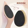 Pegatinas para Suela Esmerilada con Forma de Durazno, Pegatinas Antideslizantes Resistentes al Desgaste para Zapatos de Tacón Alto de Mujer, Película Protectora Grande, Pegatinas Negras Anti-Desgaste para Metatarso