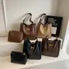 Moda de Invierno 2024 Nuevo Color Sólido Casual Simple para Viajar Gran Capacidad Bolso de Hombro Bolso Cruzado Bolso de Axila