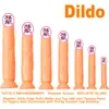 Dildo con Ventosa Juguete Sexual para Mujeres, Dildo de Estimulación Clitoriana, Dispositivo de Masturbación de Inserción Femenina, Accesorio de Varita de Cristal