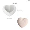 DIY Malla Escarchada Tejida Corazón Día de San Valentín Yeso Vela Aromática Pegamento Herramienta de Pulido Adornos de Resina Molde de Silicona