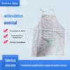 Avental antiestático branco dupla face tecido sem poeira provisions avental de cabeça montado avental de trabalho de fábrica vendas de fábrica