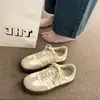 Tenis con Cordones para Mujer en Plateado, Nuevo Estilo Primavera y Otoño 2026, Zapatillas Casuales Planas Versátiles de Moda