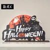 Decoraciones de Calabaza de Dibujos Animados Creativos para Escritorio de Halloween Tienda Decoración Escena Ambiente Montaje Disfraz Accesorios para Fotos