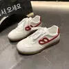 Tênis de Treino Alemão Feminino 2025 Primavera Novo Vintage Forrest Gump Shoes Leve Plano Versátil Popular Branco Tênis Casual