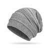 Inverno Novo Solto Plissado Pilha Cap Frio À Prova de Frio Elástico Malha Cap Dupla Cor Melaleuca Pullover Frio Cap Cross-border TEMU