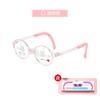Nuevo Marco de Gafas Estilo Tomate Ovalado Marco de Gafas Ultra Ligero TR Marco de Gafas para Niños Pierna Ajustable de Silicona