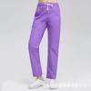 Calça de Enfermeira Multicor Cintura Elástica Cordão Calça de Doutor Odontológico Oral Uniforme de Enfermeira Tamanho Grande Calça para Trabalho em Laboratório