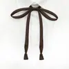 [Compra uno y llévate otro gratis] Cordón sin nudo Rosa Rojo Corbata Jk Corbata de color liso Corbata de uniforme Lazo Femenino