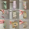 Pulsera de Piedras de Color Dopamina para Mujer Diseño Único de Nicho Joyería para Manos Estilo Bohemio Vacacional