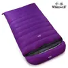 Saco de Dormir de Penas, Estilo Envelope, Adequado para Todas as Estações, Saco de Dormir Duplo para Casais, Acampamento, Montanhismo, Saco de Dormir à Prova de Frio e Quente, Atacado Transfronteiriço
