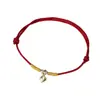 Novo Cordão de Sino Concêntrico para Mão Presente de Aniversário Pulseira Trançada Par de Corda Vermelha Trançada Feita à Mão Simples