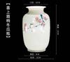 Jingdezhen cerâmica vaso decoração pintado à mão meia faca vaso de lama Chinês antigo prateleira arranjo de flores porcelana garrafa de porcelana tamanho pequeno