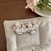 Pinzas para Orejas de Zircón con Forma de Pétalo Acrílico para Mujeres Sin Perforaciones, Pendientes Dopamina Estilo Resort Costero, Pendientes de Diseño Nicho