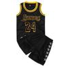 Kobe No. Conjunto de baloncesto de 24 camisetas para adultos y niños, ropa deportiva de secado rápido para niños y niñas, conjunto de entrenamiento