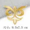 Pegatinas de Tela Bordada con Patrón Dorado y Plateado, Vestidos Antiguos, Nubes Propicias, Óperas, Varios Estilos de Piezas Bordadas, Pegatinas Decorativas de Parche, Accesorios DIY, Flores Calientes