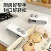 Mini selladora, tipo de prensa manual para el hogar, para sellar snacks y evitar la humedad, selladora térmica portátil para bolsas de plástico, máquina de doble propósito para sellar y abrir
