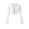 25 Nuevos Estilos de Verano Estilo Chica Francesa Suave Malla de Mariposa Encaje Protección Solar Top Chaqueta Corta