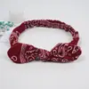 Diadema de Orejas de Conejo Transfronteriza Elástica Anudada Diadema Elástica Fija con Alambre de Acero Fábrica Directa de Accesorios para el Cabello para Mujer Suministro Mayorista