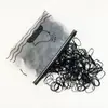 Accesorios para el cabello populares para niñas al por mayor 1000/500 liga para el cabello banda de goma desechable Cubierta de banda de goma transparente simple para niños
