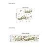Ramas Transfronterizas, Hojas Verdes, Pájaros, Pegatinas de Pared, Dormitorio, Sala de Estar, Diseño de Habitación, Pintura Decorativa de Arte para el Hogar, PVC Autoadhesivo