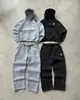 Transfronterizo 2025 Nueva Popular Serie de Estampado Bordado S Pantalones Anchos Casuales para Parejas Jóvenes