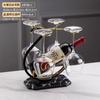 Nuevo Estante para Copas de Vino Tinto Estilo Chino Hogareño Copa Invertida Cisne Estante para Vino Tinto Adornos Nuevo Estilo Estante para Juego de Copas de Vino Tinto