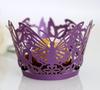 Exportação de Forminhas para Bolo com Decoração de Borboleta Vermelha Chinesa, Forminhas de Papel Vazadas Cortadas a Laser para Cupcakes, Forminhas de Papel, Atacado em Estoque