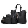 Bolsa nova bolsa feminina moda europeia e americana moda moda feminina bolsa de ombro crocodilo padrão bolsa três peças conjunto mãe e criança bolsa