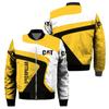 Comercio Exterior Europeo y Americano Nueva Chaqueta Estándar de Coche Digital 3D Invierno Casual Holgada Talla Grande Chaqueta Piloto Cortavientos para Hombre