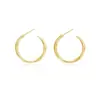 Pendientes de Aro Clásicos Simples Lisos para Mujer, Lujo Accesible Diseño de Nicho, Moda Elegante de Gama Alta, Pendientes Versátiles Estilo Coreano