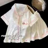 Pijama Dulce para Niñas, Estilo Delgado de Verano, Nuevo 2026 Manga Corta Estilo Princesa de Dibujos Animados Ropa de Casa Linda para Niñas