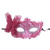 Wenyou Máscara de Media Cara de Mascarada de Halloween Máscara de Princesa Veneciana Máscara de Mariposa Dorada Rosa Máscara de Mariposa