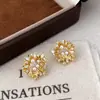 Exquisitos e Versáteis, Luxo Leve e High-End Coleção de Brincos Fogos de Artifício de Pérola, Brincos Modernos, Simples, Estilosos e com Design Único