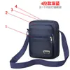 Comércio Exterior Transfronteiriço Bolsa de Ombro Masculina Bolsa Transversal de Tecido Oxford Impermeável Casual Moda Multi-camadas Zíper Grande Capacidade Cabelo