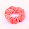 Ventas Directas de Fábrica Rudan Terciopelo Europeo y Americano Anillo para el Cabello de Terciopelo Intestino de Cerdo Accesorios para el Cabello Transfronterizo Simple Anillo de Pelo de Felpa Multicolor