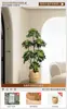 Planta Verde Artificial Spathiphyllum, Planta Verde Falsa de Lujo de Gama Alta para Interior Sala de Estar, Planta en Maceta, Adorno Decorativo Realista para el Piso