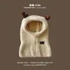 Otoño e Invierno Nuevo Estilo Sombrero y Bufanda para Niños Todo en Uno Invierno Lindo y Cálido Sombrero de Lana para Niños y Niñas Bebé Venta al por Mayor