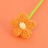 Feito à mão transfronteiriço lã acabada crochê florzinha japonesa flor puff flor artificial flor falsa buquê fofo flor decorativa