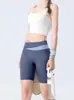 Top regata esportivo com costas cruzadas de alta elasticidade e toque de segunda pele para mulheres, para verão, com bojo fixo, para yoga e fitness