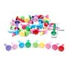 Uña de pie doble tamaño pequeño para niños hecho a mano creativo DIY material accesorios uña de pie doble uña decorativa uña de cuerno